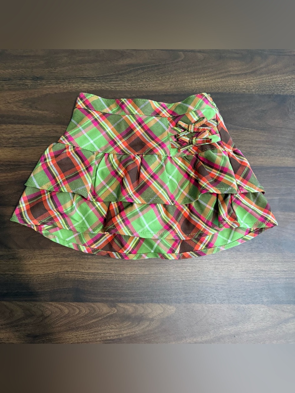 Girls vintage Christmas skirt